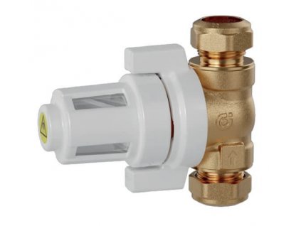 Magnetický filter pod kotol CALEFFI XS®, priame armatúry pre medenú rúrku, DN20