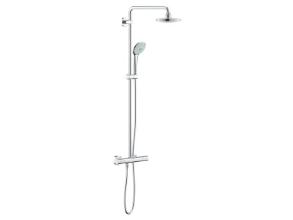 Sprchový systém EUPHORIA s termostatom, hlavica d180mm, chróm