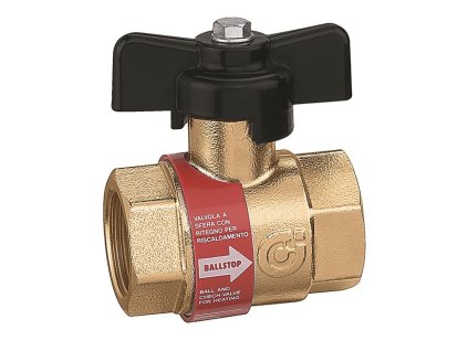 Guľový ventil BALLSTOP s integrovanou spätnou klapkou Caleffi