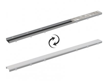 Rošt pre sprchový žľab Alcadrain OPTION nerez matný dĺžka 950mm