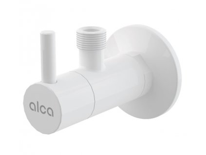 Rohový ventil s filtrom biely, Alcadrain ARV001B