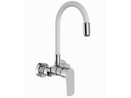 Drezová batéria DAKOTA rozstup 100mm, horné flexi rameno biela
