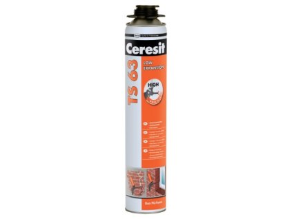 Polyuretánová pena Ceresit TS 63 nízkoexpanzná, pištoľová, dóza 750ml