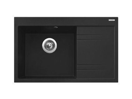 Granitový drez Sinks RIM 780 L metalblack