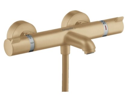 Batéria vaňová stenová, s termostatom ECOSTAT Comfort, kefovaný bronz