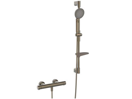 Sprchový set so sprchovou termostatickou batériou HANSAPRISMA, ThermoCool, bronz