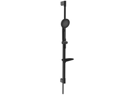 Sprchový set HANSAAURELIA, 3 poloh. sprcha, hadica 1750mm a mydelnička, čierna