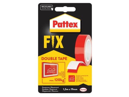 Montážna páska Pattex Fix, obojstranná, 120kg, dĺžka 1,5m