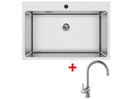 Nerezový drez Sinks BLOCKER 760 + drezová batéria VITALIA