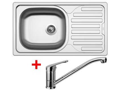 Nerezový drez Sinks CLASSIC 760 + drezová batéria PRONTO