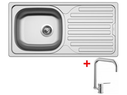Nerezový drez Sinks CLASSIC 860 + drezová batéria CORNIA