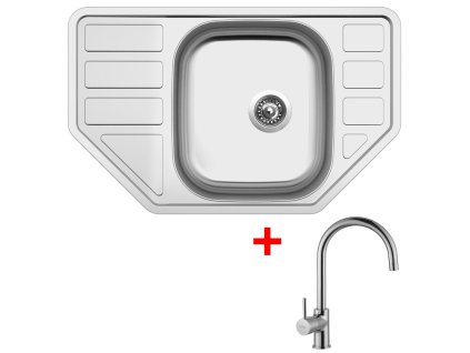 Nerezový drez Sinks CORNO 770 + drezová batéria VITALIA