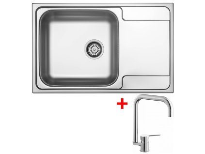 Nerezový drez Sinks GRAND 790 + drezová batéria CORNIA