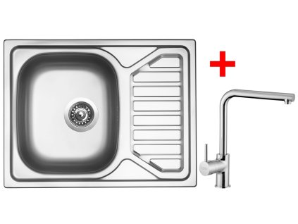 Nerezový drez Sinks OKIO 650 + drezová batéria ELKA