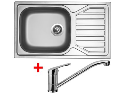 Nerezový drez Sinks OKIO 860 XXL + drezová batéria PRONTO