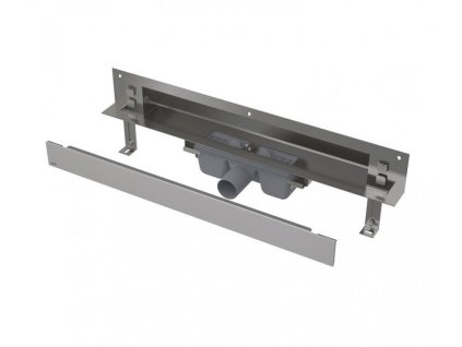 Odtokový systém SPA pre zabudovanie do steny, kryt matný nerez