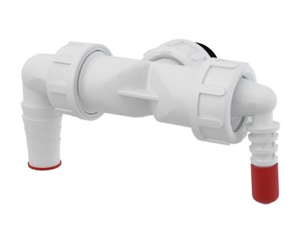 Dvojité kolienko ALCA, DN40/32 / 8–23 s klapkami