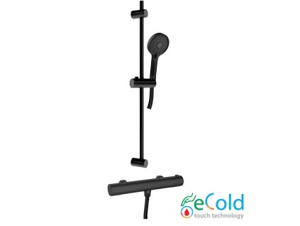 Sprchový set termostatická batéria BLAZAR BLACK + sprchová súprava