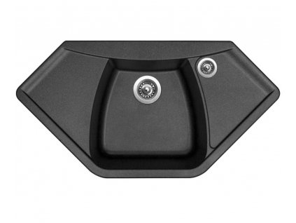Granitový drez Sinks NAIKY 980 Metalblack