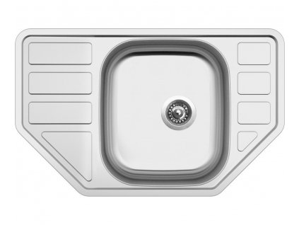Nerezový drez Sinks CORNO 770 V, matný povrch - hrúbka 0,6mm
