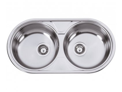 Nerezový drez Sinks DUETO 847 V, matný povrch - hrúbka 0,6mm