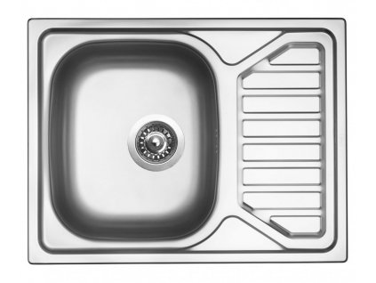 Nerezový drez Sinks OKIO 650 V, textúrovaný povrch - hrúbka 0,6mm