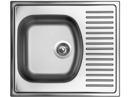 Nerezový drez Sinks SHORT 580 V, matný povrch - hrúbka 0,5mm