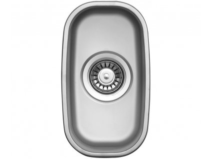 Nerezový drez Sinks UNDERMOUNT 195 V, matný povrch - hrúbka 0,6mm