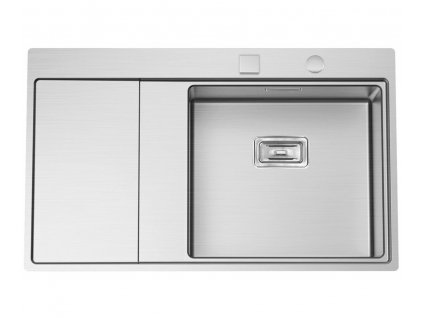 Nerezový drez Sinks XERON 860 pravý, kefovaný povrch - hrúbka 1,2mm