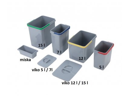 Odpadkový kôš Sinks - objem 12l