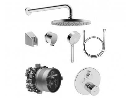 Sprchový set HANSABLUEBOX s termostatom, sprchová hlavica 200mm