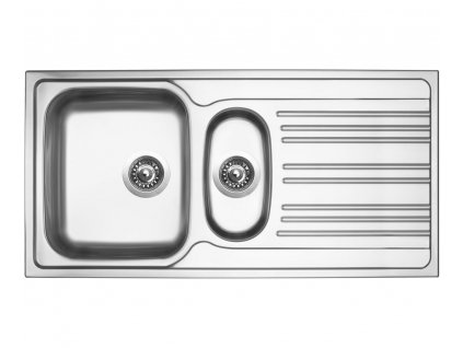 Nerezový drez Sinks STAR 1000.1 V, matný povrch - hrúbka 0,6mm