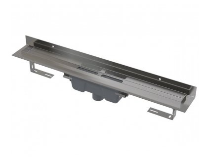 Sprchový žľab WALL okraj pre plný rošt, golier, zvislý odtok - 650mm