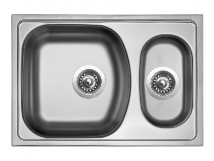 Nerezový drez Sinks TWIN 620.1 V, matný povrch - hrúbka 0,6mm