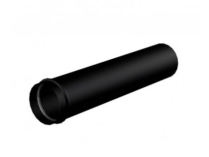 Predlžovací kus pre kovové umývadlové sifóny DN32, dĺžka 150mm, čierny