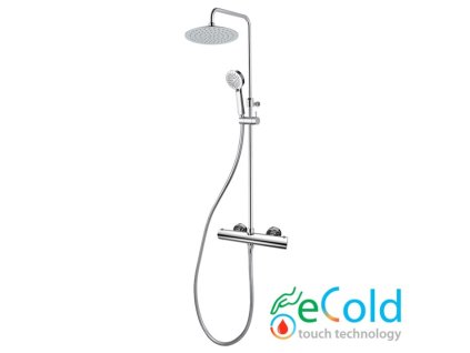 Sprchový set termostat COOLTOUCH + hlavica SLIM + príslušenstvo