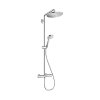 Sprchový systém CROMA SELECT S Showerpipe + termostat, hlavica 280mm