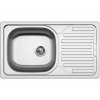 Nerezový drez Sinks CLASSIC 760 V, matný povrch - hrúbka 0,5mm