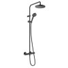 Sprchový set Showerpipe 200 s termostatom, EcoSmart, VERNIS BLEND, matná čierna