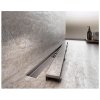 Sprchový žľab MARBLE LOW s roštom pre vloženie dlažby - dĺžka 550mm