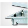 Revízne dvierka so zacvakávacím zámkom, systém B2 800×800mm – RAL 9010