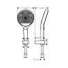 Sprchový set RAINFINITY s 3-polohovou sprškou, hadica 1250mm