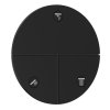 Ventil pod omietku ShowerSelect Comfort S pre 3 odberné miesta, čierny