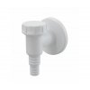 Práčkový sifón nadomietkový DN32, biely