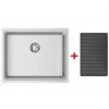 Nerezový drez Sinks STEP 540 + doska VERSUS