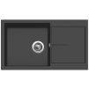 Granitový drez Sinks INFINITY 860 Pureblack Sinks