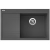 Granitový drez Sinks RIM 780 P Titanium