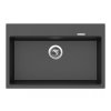 Granitový drez Sinks MAXIMO 780 Metalblack