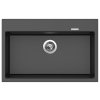 Granitový drez Sinks MAXIMO 780 Metalblack