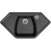 Granitový drez Sinks NAIKY 980 Metalblack